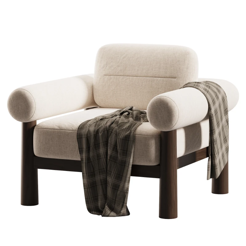 Maxton Chair in Grey Marl Pax Boucle - Image 3