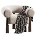 Shearling Accent Chair - Thumbnail 1