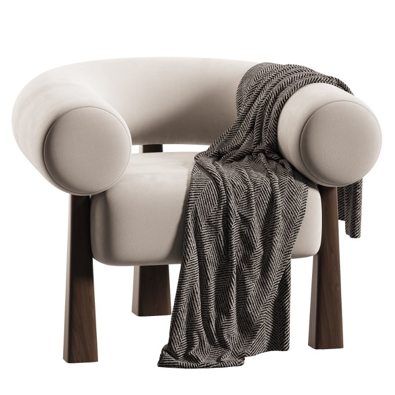 Shearling Accent Chair - Image 1