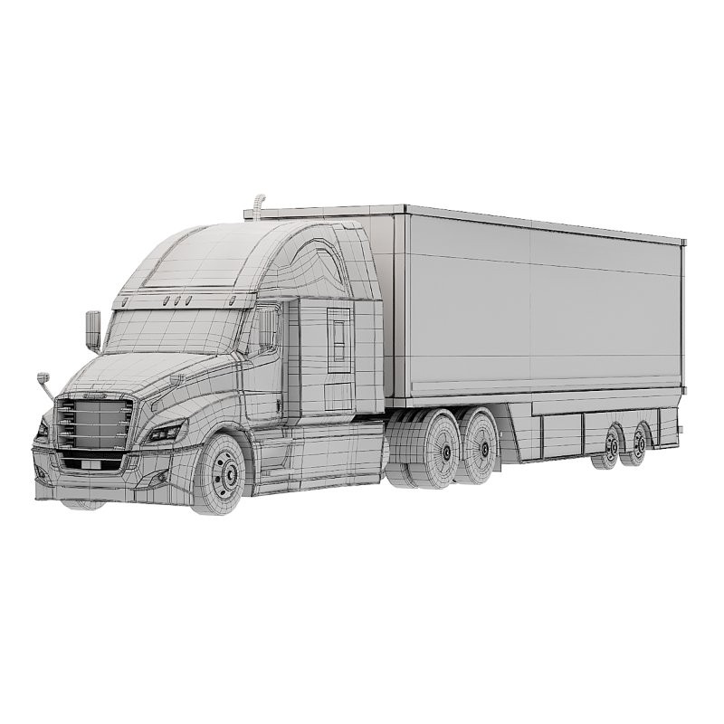 Freightliner Cascadia Santa Claus truck - Image 3