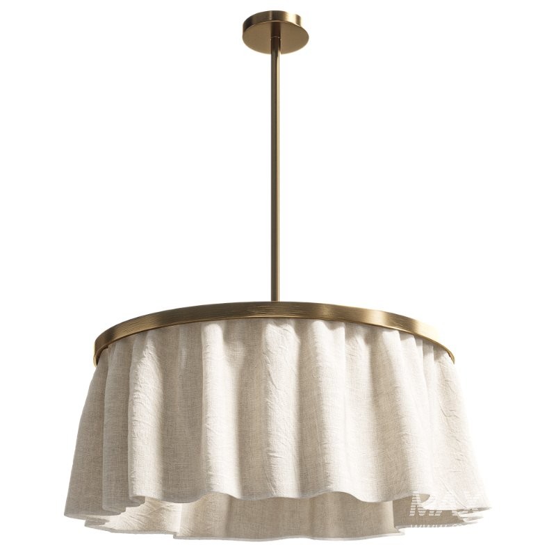 Camber Pendant Light,Fabric lampshade - Image 6