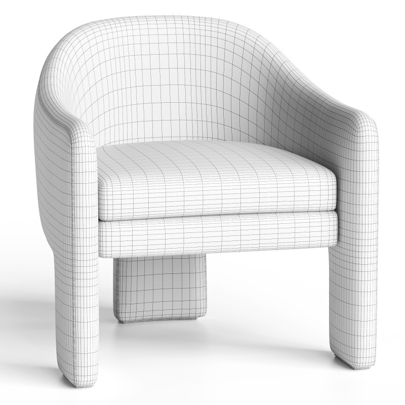 Italian_boucle_armchair - Image 4