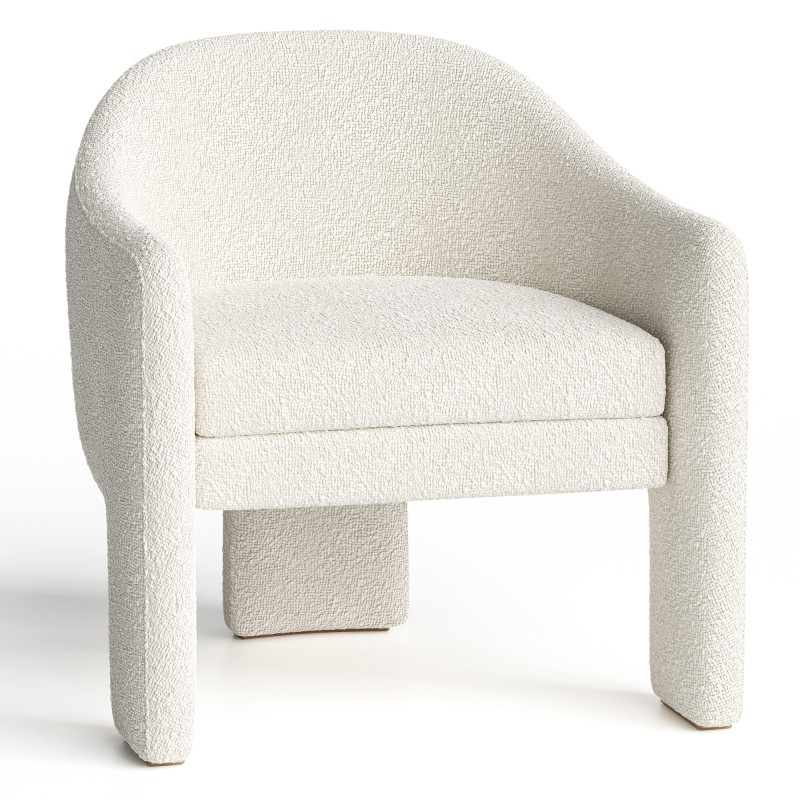 Italian_boucle_armchair - Image 1
