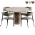 Toko Chair and Round Dining Table - Thumbnail 5