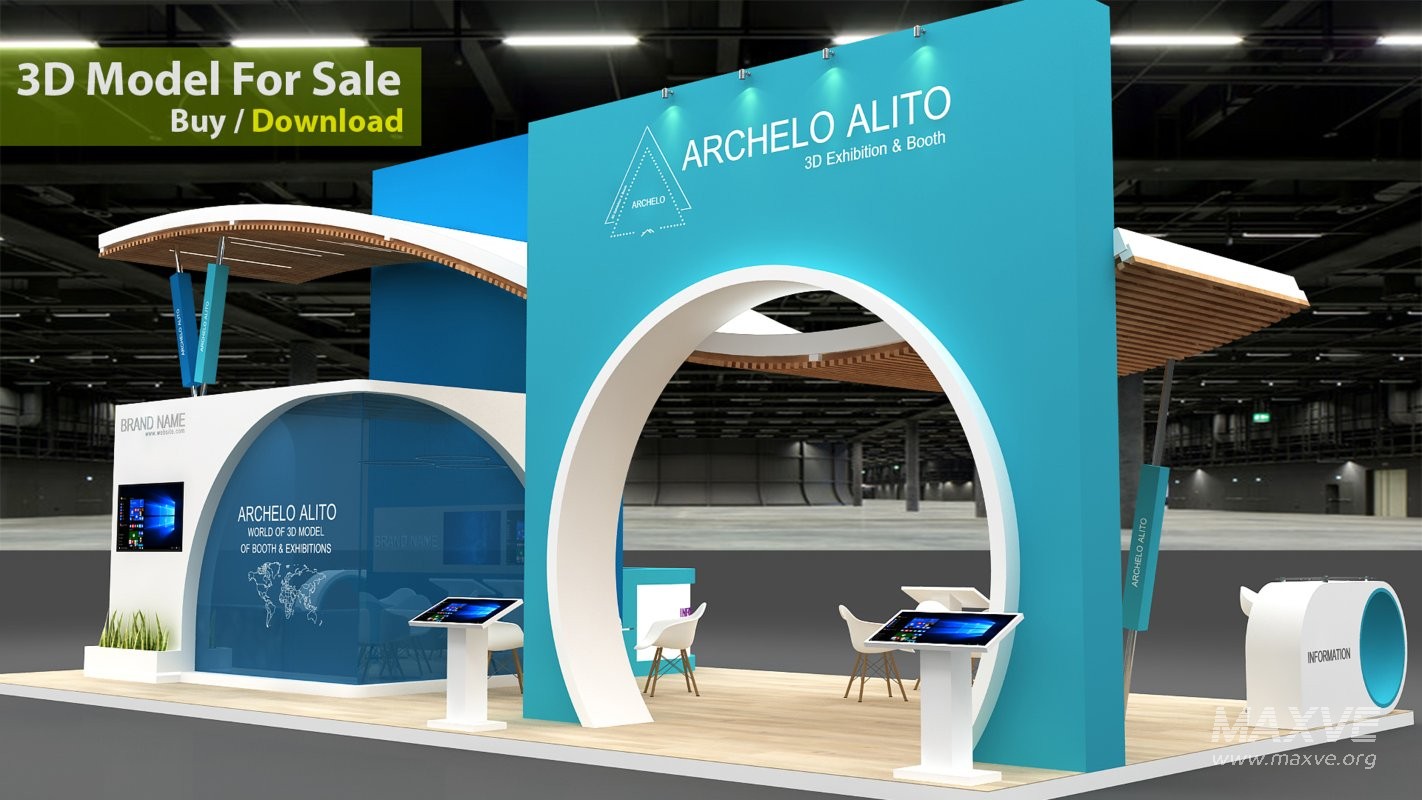 3d stall booth - Image 1