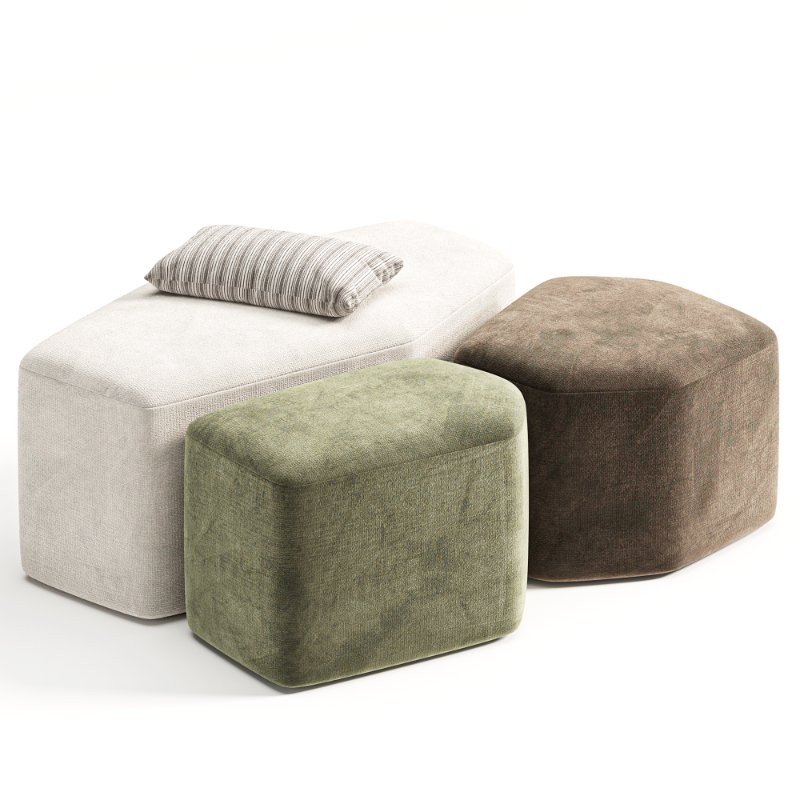 BEKI Pouf By Baxter - Image 2