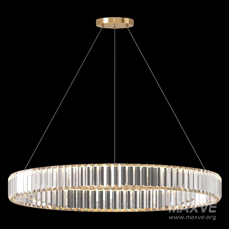 One Ring Crystal Chandelier - Image 6