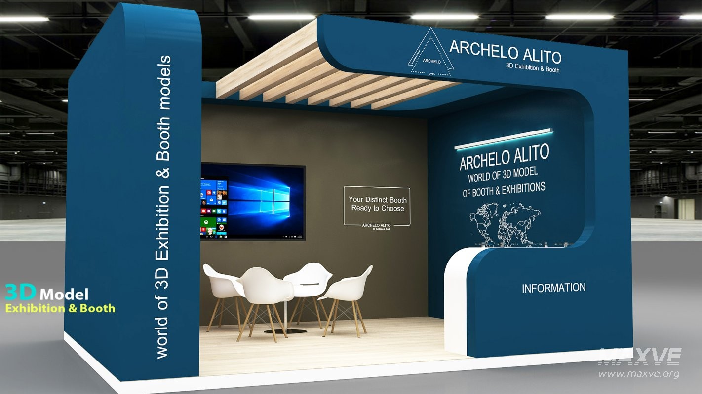 stall 3d model - Image 6