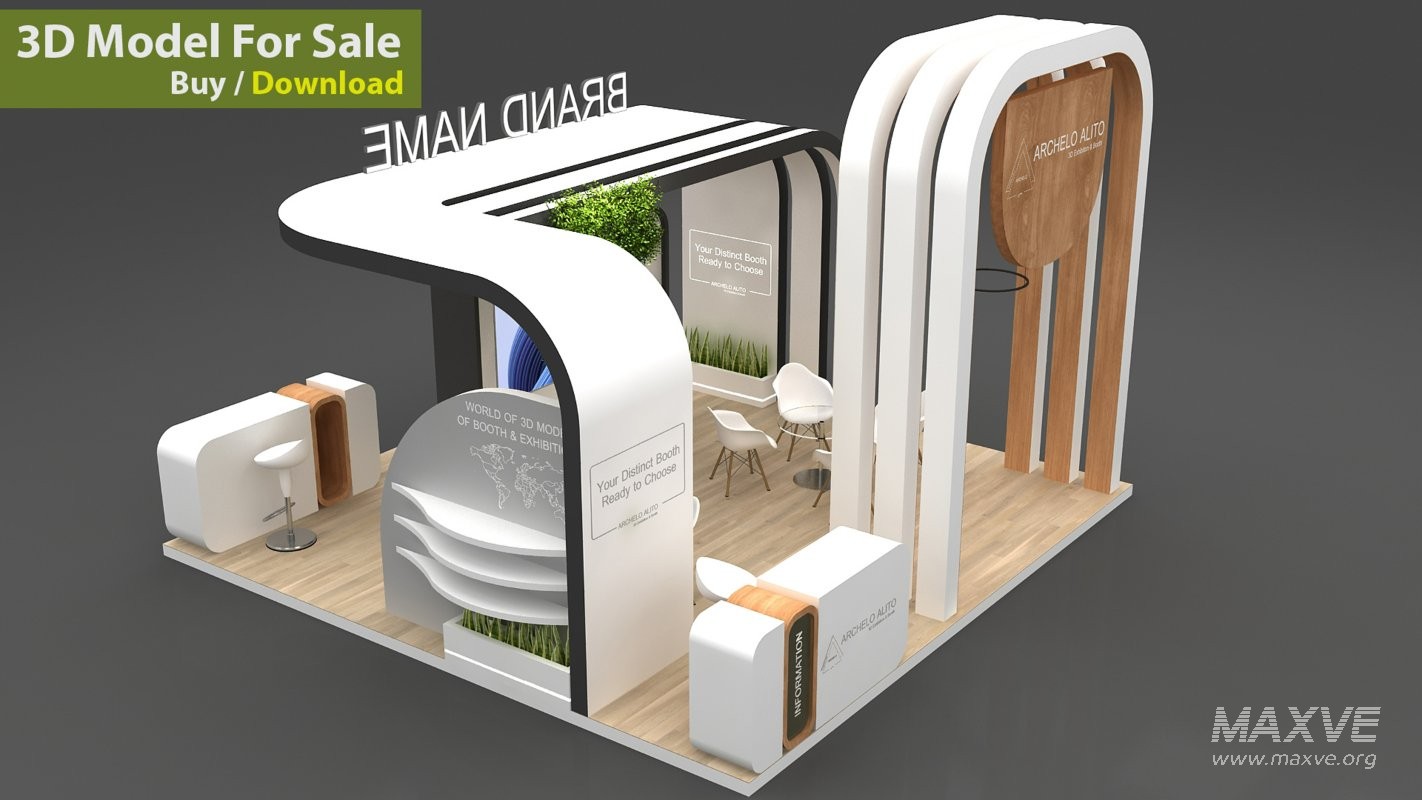 stand stall 3d - Image 7