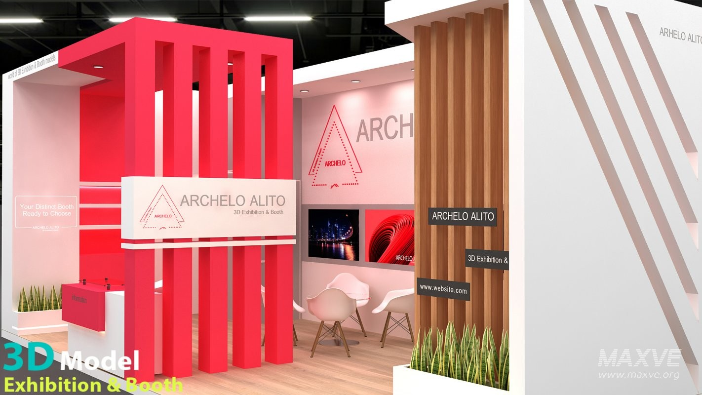 Exhibition Booth 3D Model - Image 6