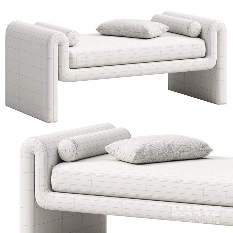 Button Tufted Ottoman for Living Room, Entryway, by Wayfair - Image 2