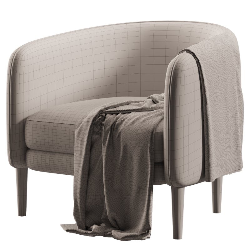 Casual Ivory Solid chair - Image 7