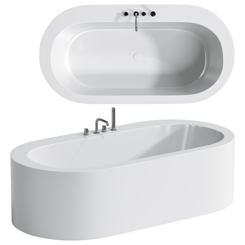 Free_standing_oval_bath_OLIVIA - Image 1