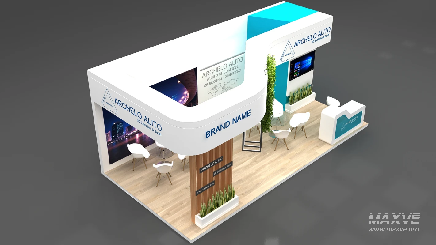 exhibition 3d model - Image 2