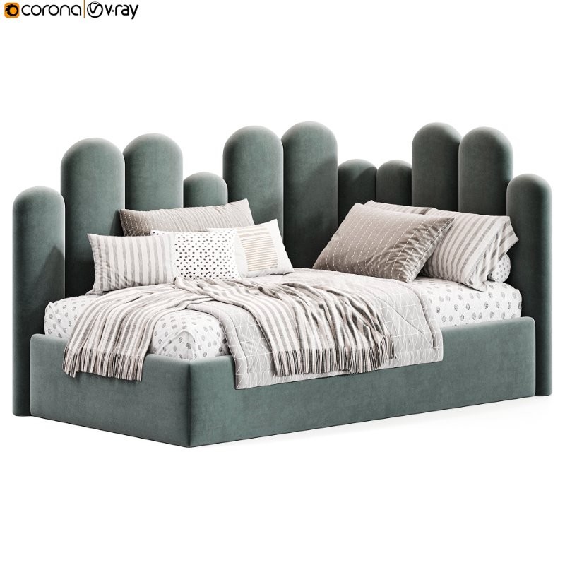 Corner bed Savoyardi kids 2 - Image 1