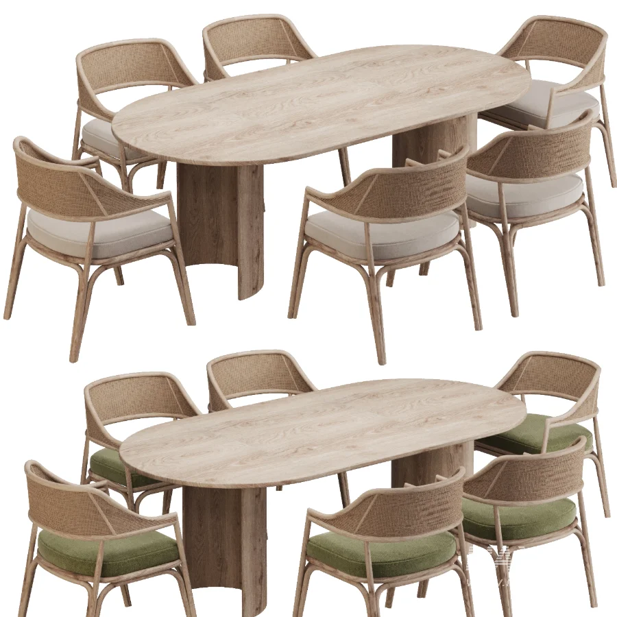 Dinning chair and table332 - Image 1