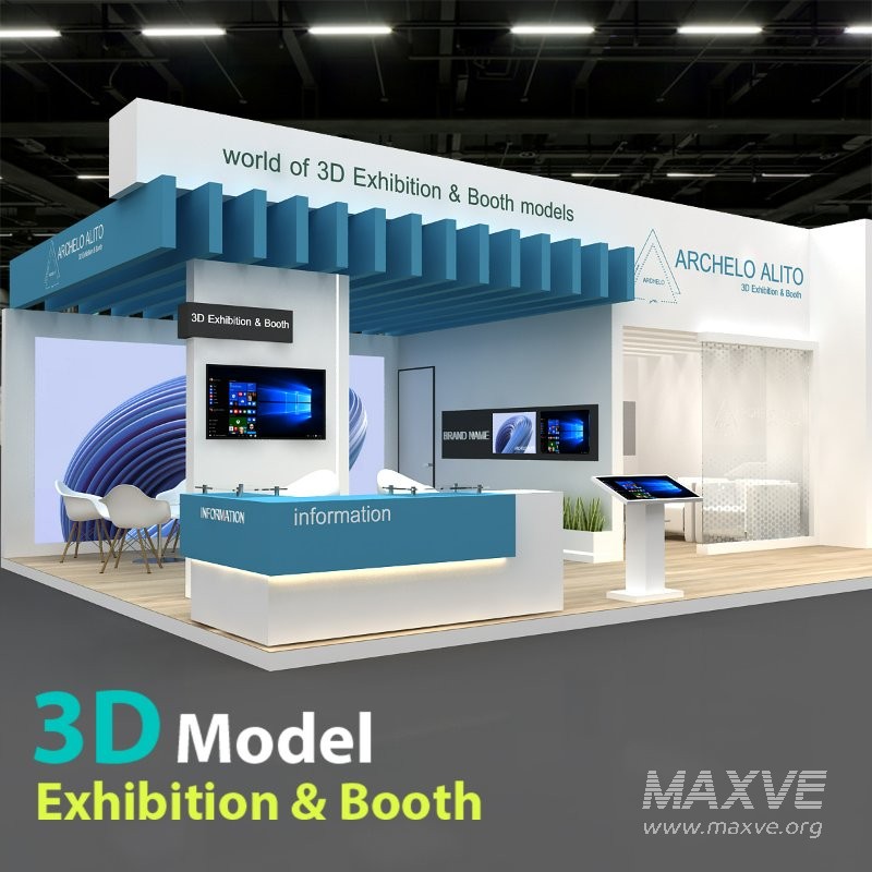 exhibition 3d model - Image 5