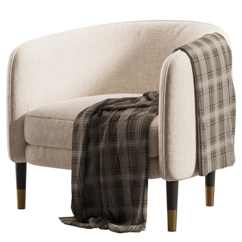 Casual Ivory Solid chair - Image 3