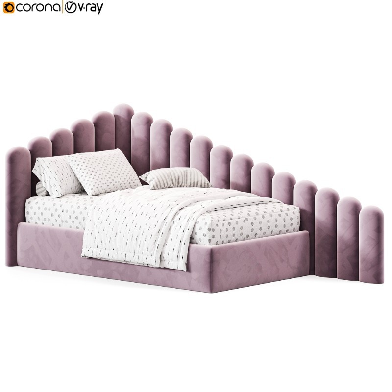 Corner bed Savoyardi kids backrest ladder By Sensorsleep - Image 4