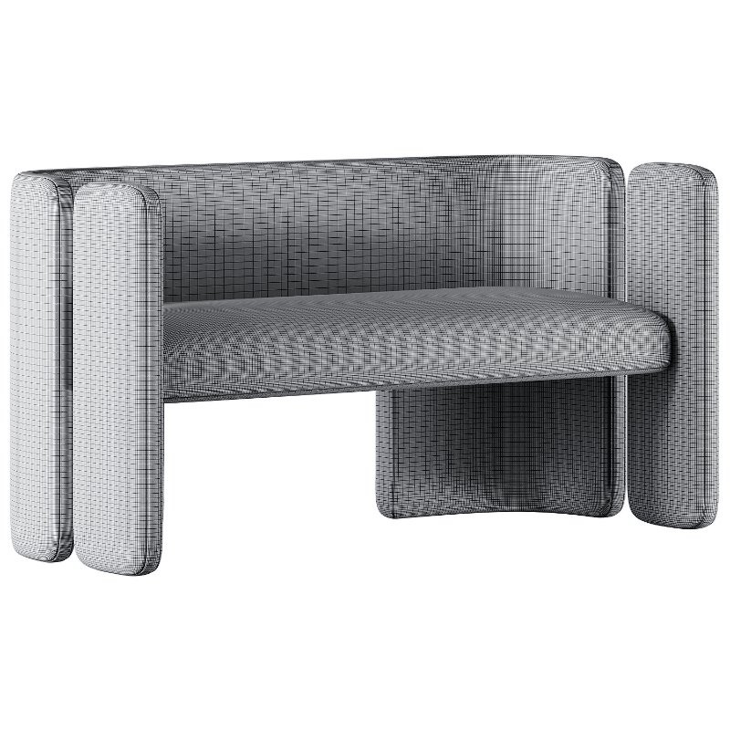 kellywearstler fairfax settee sofa w 1346 h 711 - Image 4