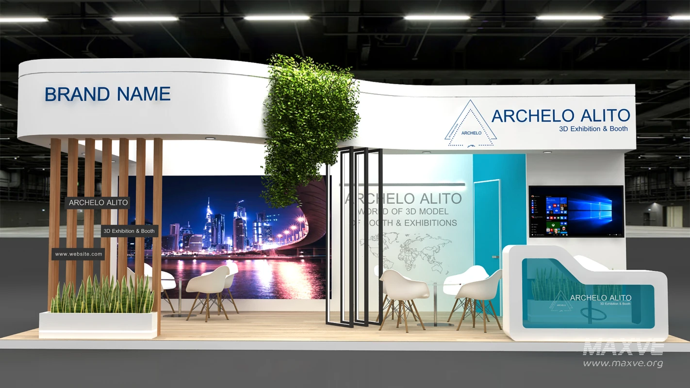 exhibition 3d model - Image 6