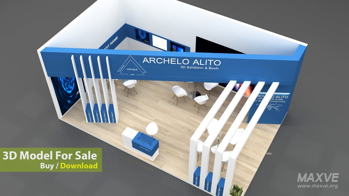 3D Exhibition Booth Model - Image 5