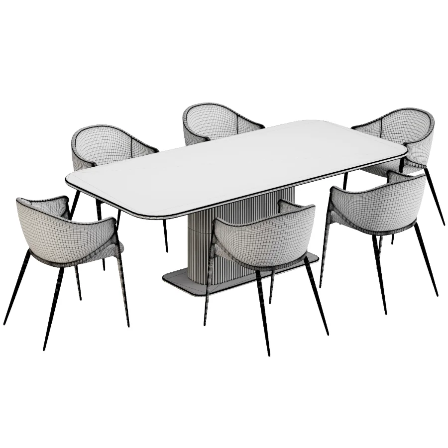 Dinning chair and table331 - Image 5