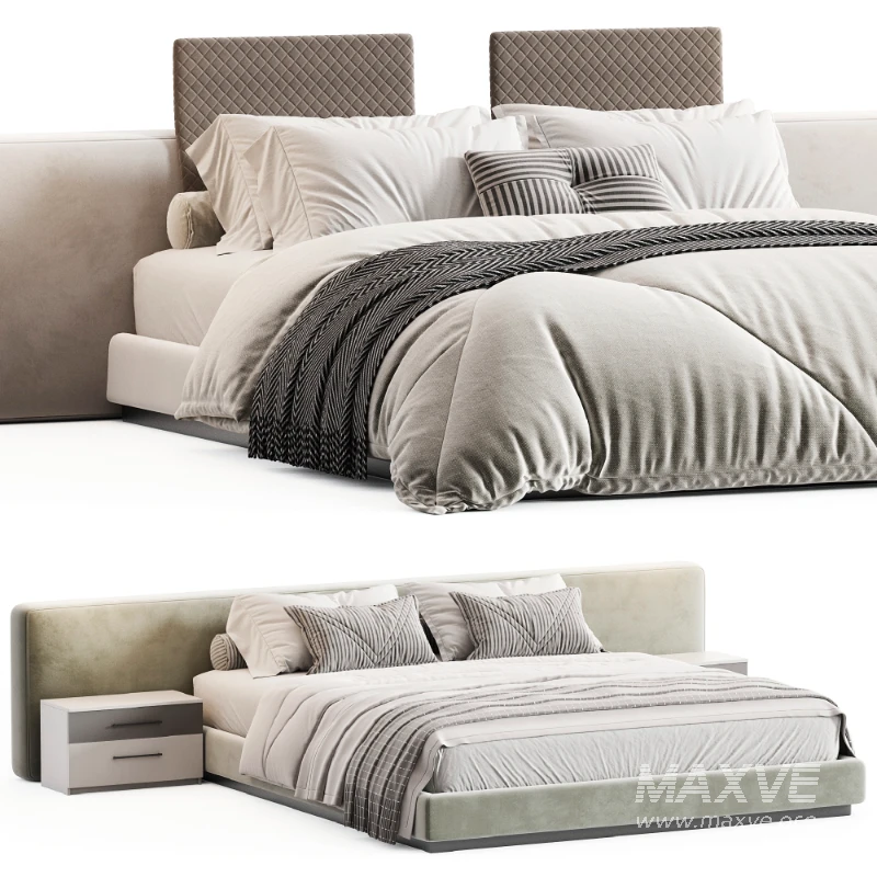 Yang Bed By Minotti - Image 3