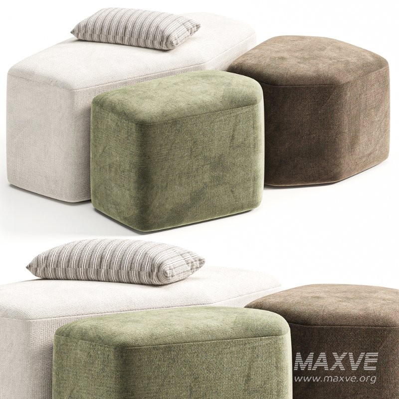 BEKI Pouf By Baxter - Image 1