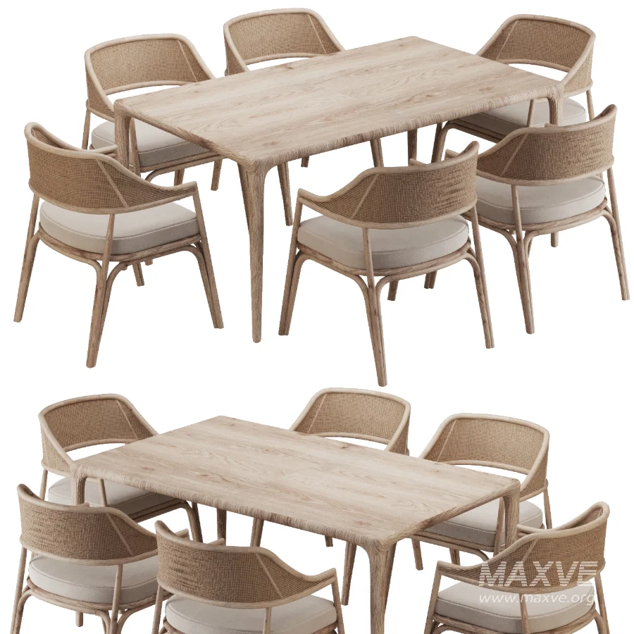 Dinning chair and table333 - Image 1