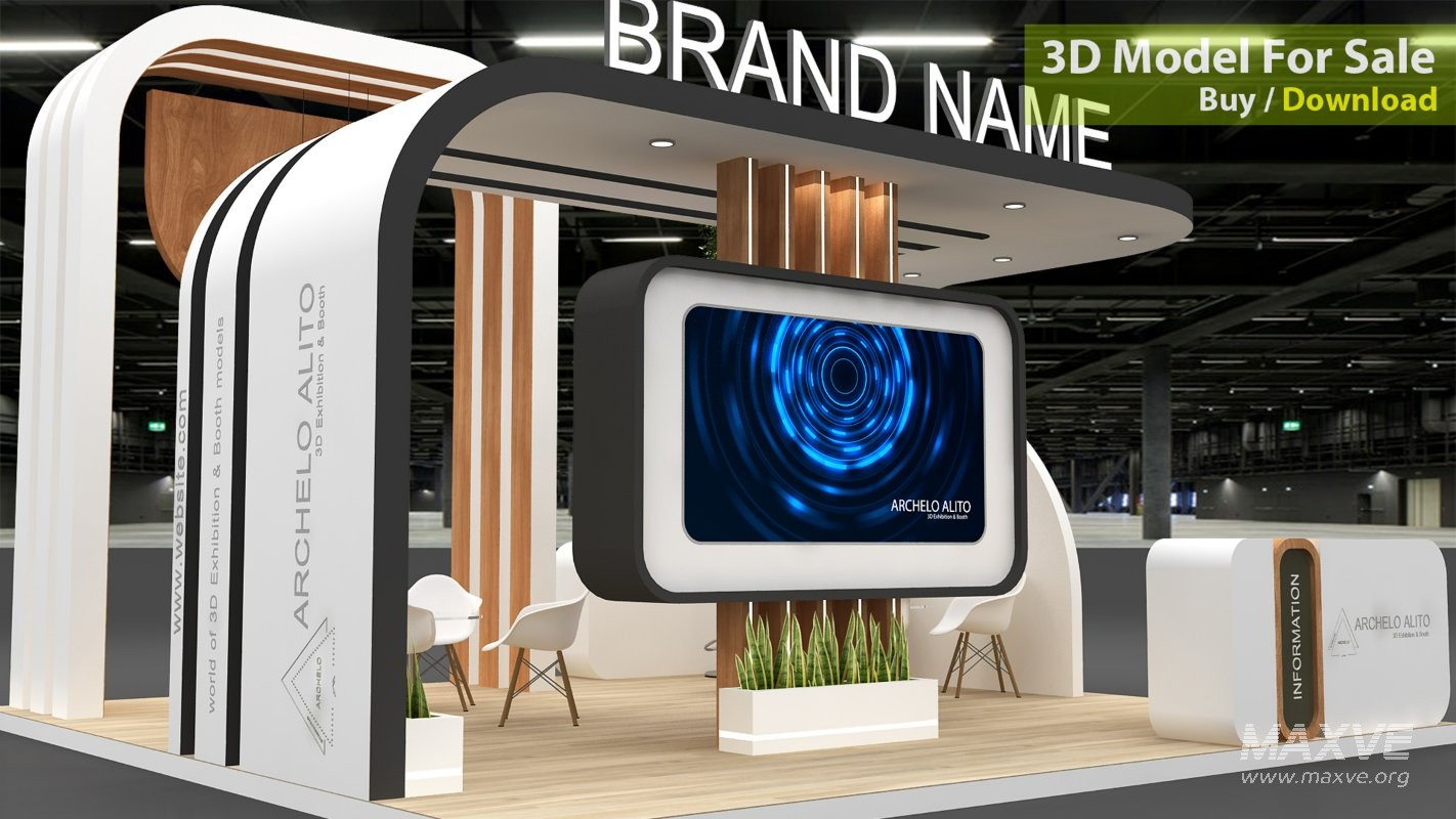 stand stall 3d - Image 8