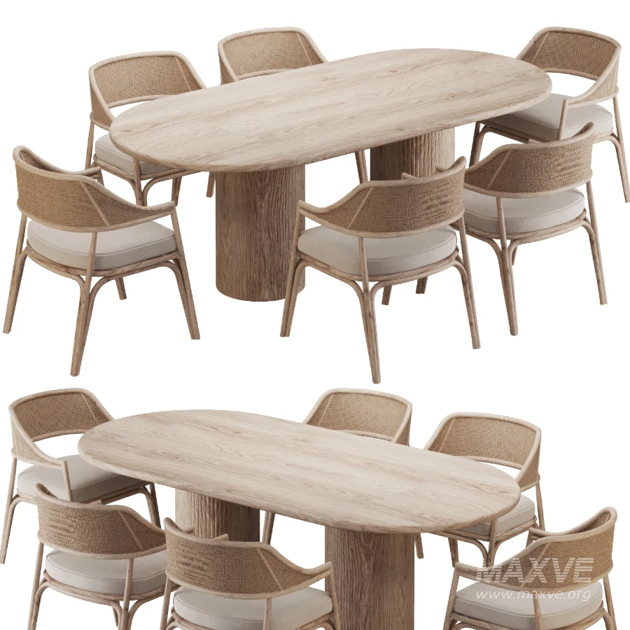 Dinning chair and table336 - Image 1