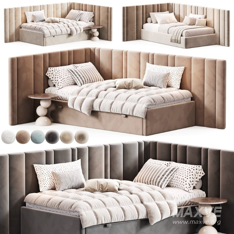 Corner bed Dandy design kids By Sensorsleep - Image 5