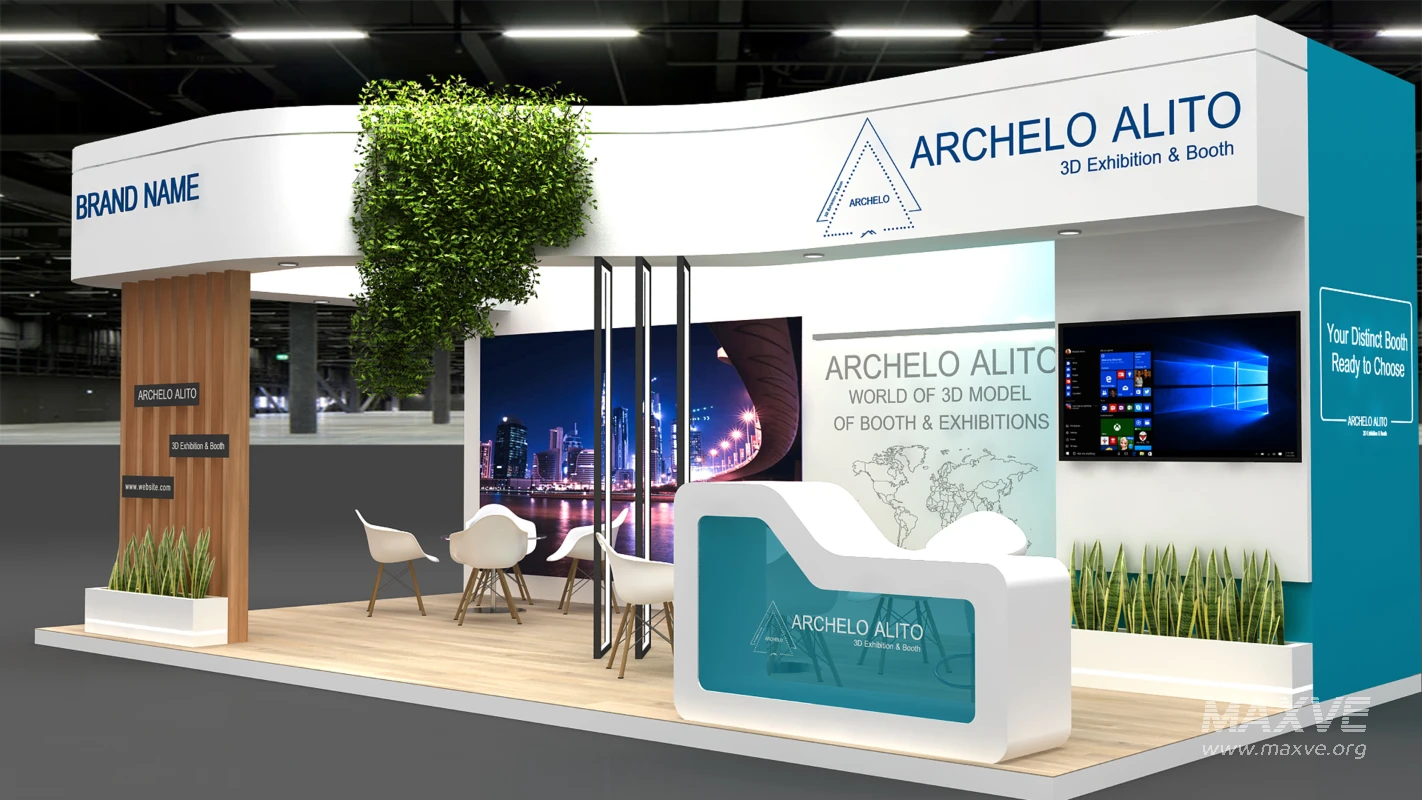 exhibition 3d model - Image 9