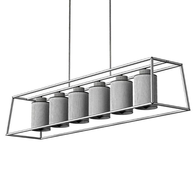Rectangle Chandelier - Image 3