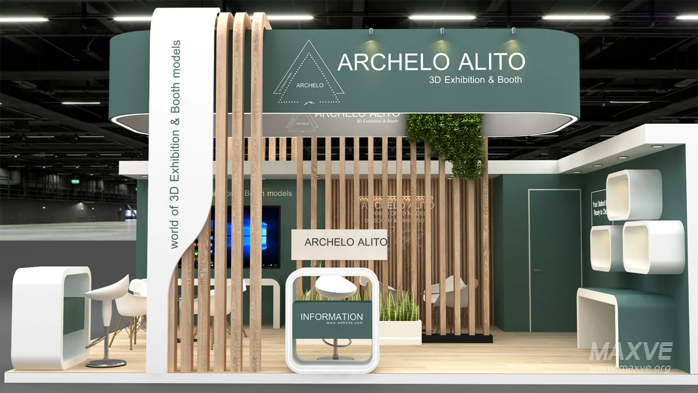 minimal stall 3d model - Image 5