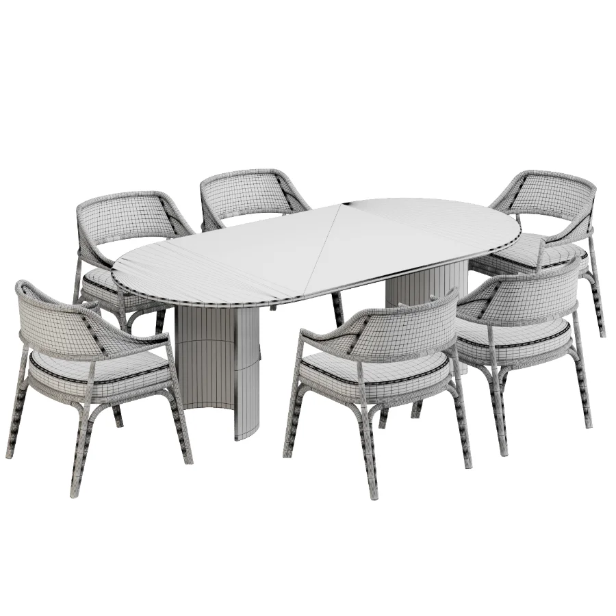 Dinning chair and table332 - Image 5