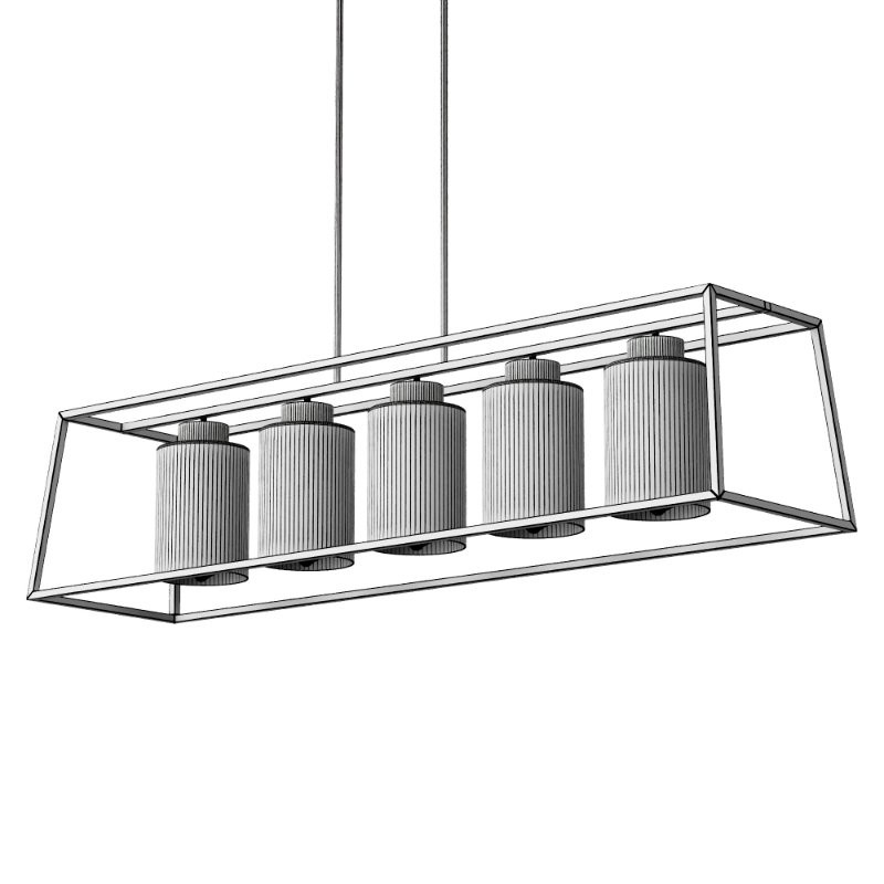 Rectangle Chandelier - Image 1