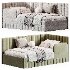 Children’s soft sofa bed Laini - Thumbnail 2