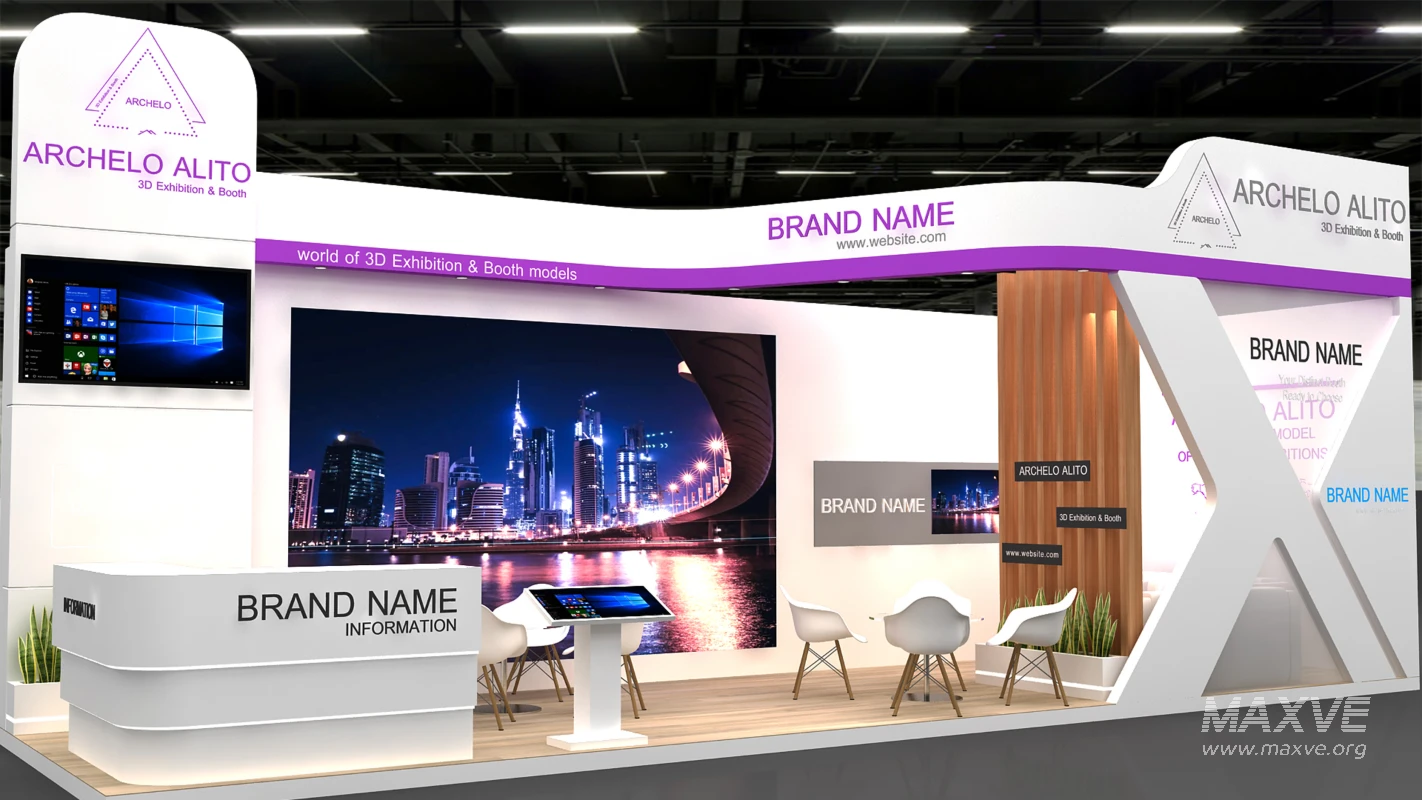 stand booth 2 side open - Image 5