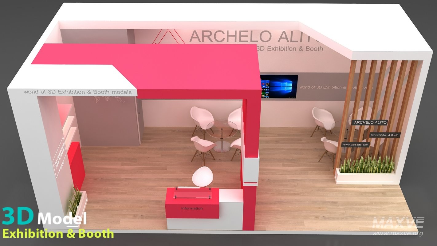 Exhibition Booth 3D Model - Image 5