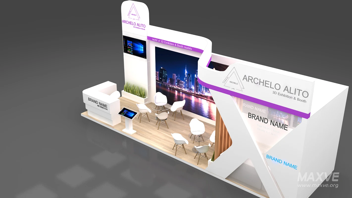 stand booth 2 side open - Image 3