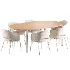 Maina Chair and Montuiri Extendable Table - Thumbnail 2