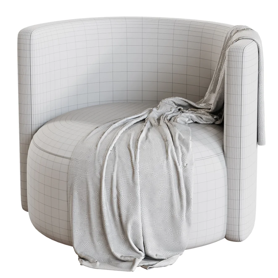 Brinkley Velvet Swivel Chair - Image 7