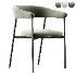 Toko dining chair light gray 2 pcs - Thumbnail 5