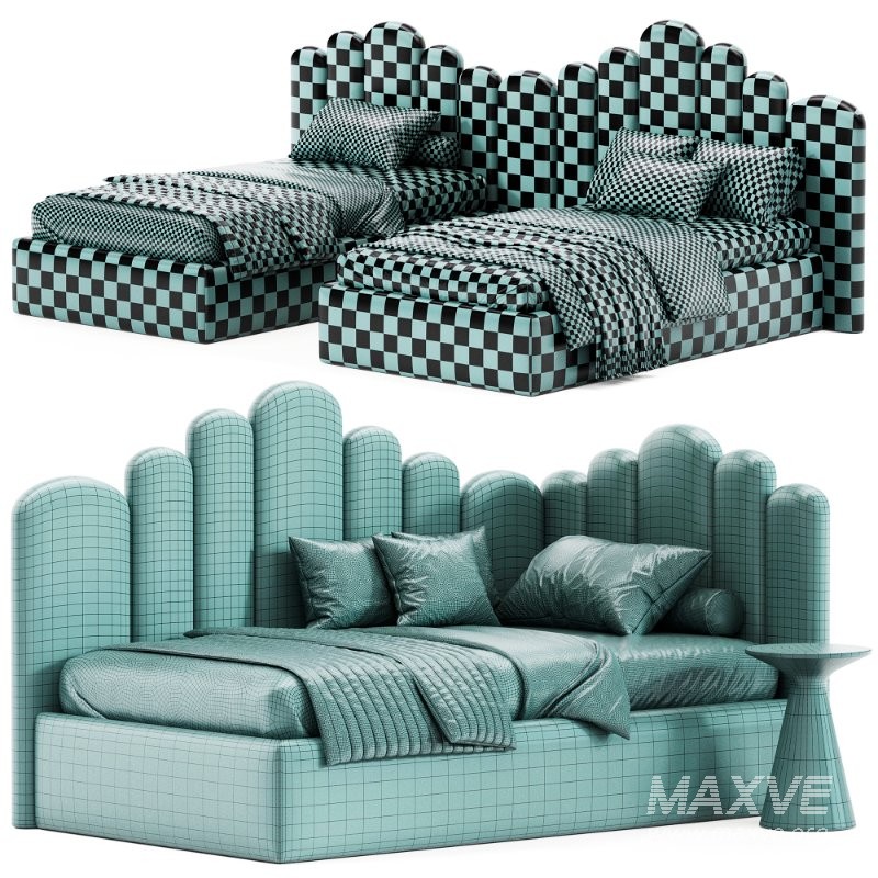 Corner bed Savoyardi Design kids - Image 5