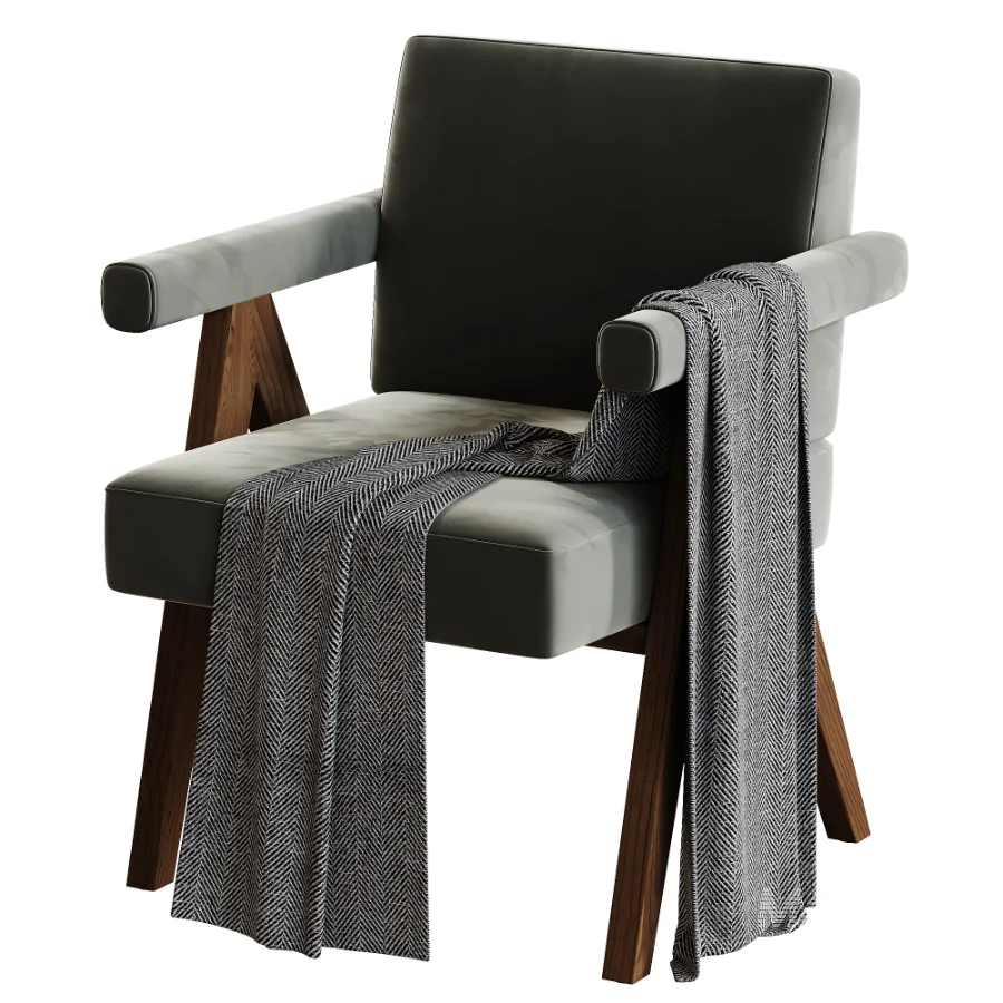 Jadie Mid Century Arm Chair - Image 6