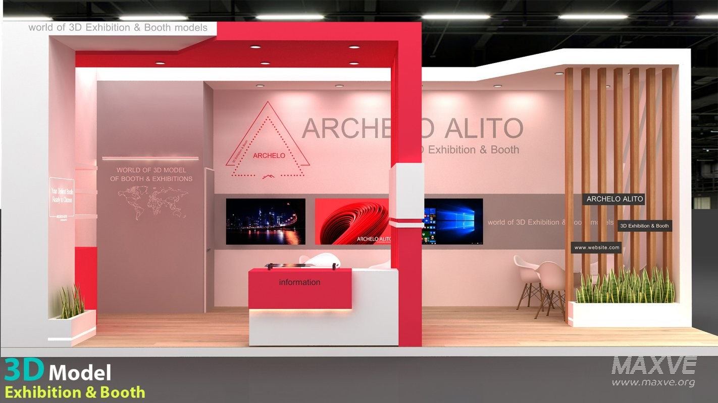 Exhibition Booth 3D Model - Image 4