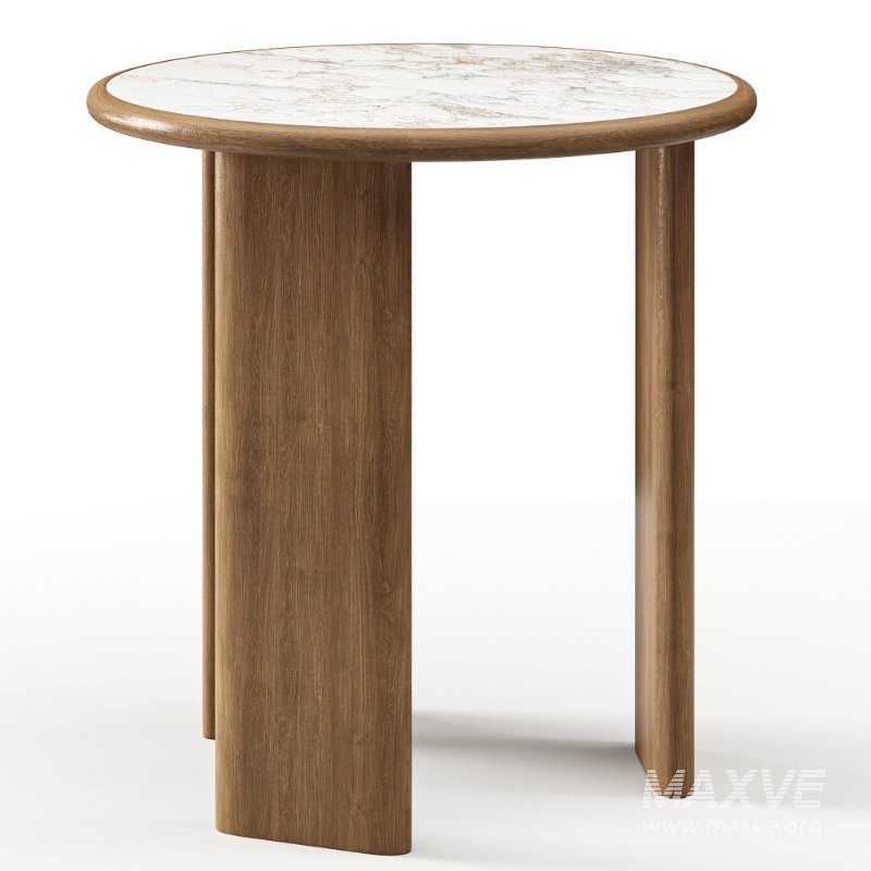 Persimmon Wood Dining Table - Image 5