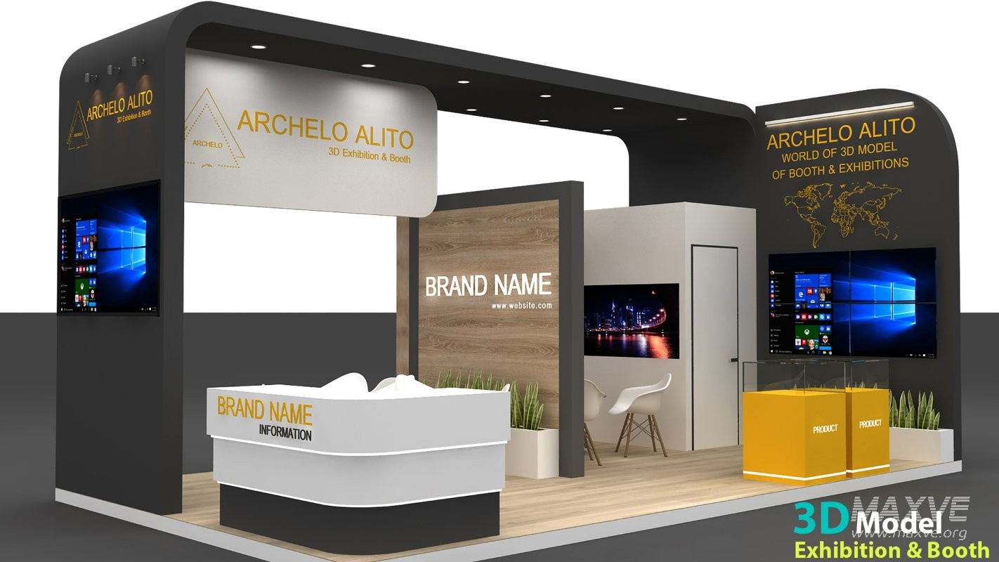 stall 3d model - Image 7